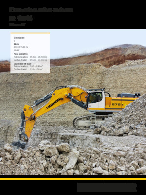 Rupsgraafmachines Liebherr R 976 Litronic 