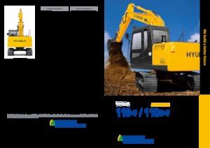 Rupsgraafmachines Hyundai R110-7