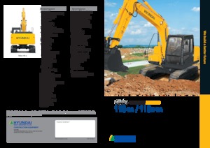 Rupsgraafmachines Hyundai R110-7A