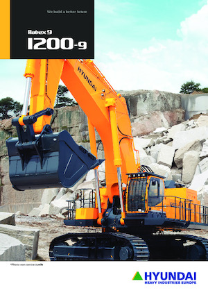 Rupsgraafmachines Hyundai R1200-9