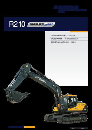 Rupsgraafmachines Hyundai R210 SMART PLUS