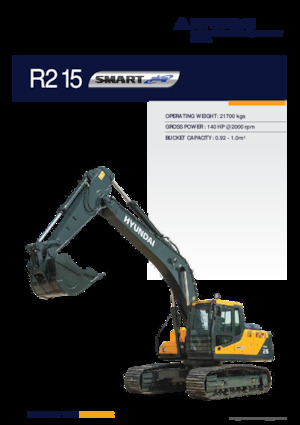 Rupsgraafmachines Hyundai R215 SMART PLUS