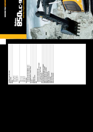 Rupsgraafmachines Hyundai R850LC-9