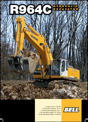 Rupsgraafmachines Bell R964C