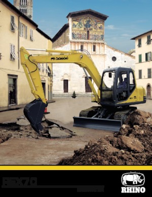 Rupsgraafmachines RHINO REX70