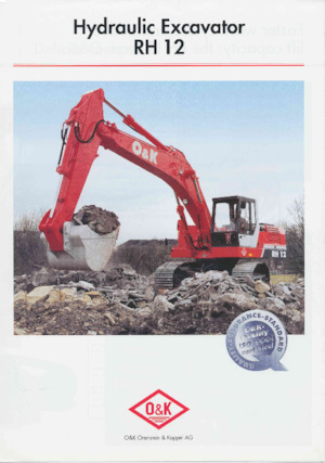 Rupsgraafmachines O&K RH 12