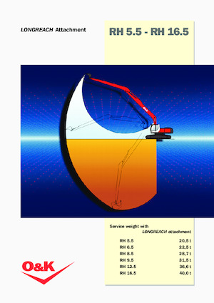 Rupsgraafmachines O&K RH 16.5