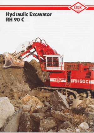Rupsgraafmachines O&K RH 90 C