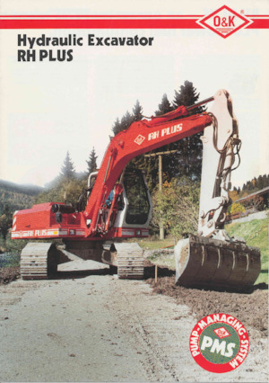 Rupsgraafmachines O&K RH Plus