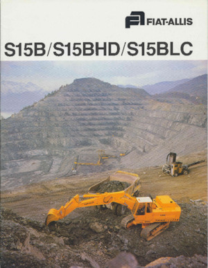 Rupsgraafmachines Fiatallis S15B