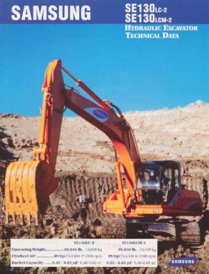 Rupsgraafmachines Samsung SE 130 LCM-2