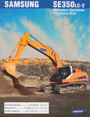 Rupsgraafmachines Samsung SE 350 LC-2