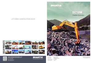 Rupsgraafmachines Shantui SE210W 
