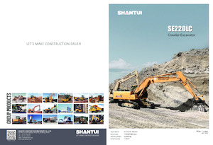 Rupsgraafmachines Shantui SE220LC