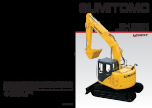 Rupsgraafmachines Sumitomo SH135X-3B