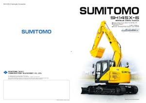 Rupsgraafmachines Sumitomo SH145X-6