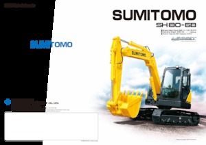Rupsgraafmachines Sumitomo SH80-6B