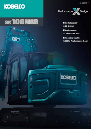 Rupsgraafmachines Kobelco SK 100 MSR 7