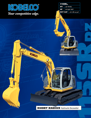 Rupsgraafmachines Kobelco SK 115 SR