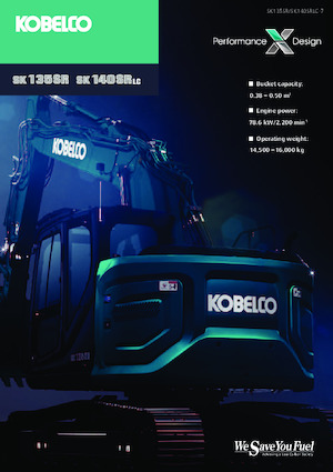 Rupsgraafmachines Kobelco SK 135 SR 7