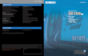 Rupsgraafmachines Kobelco SK 140 LC 8