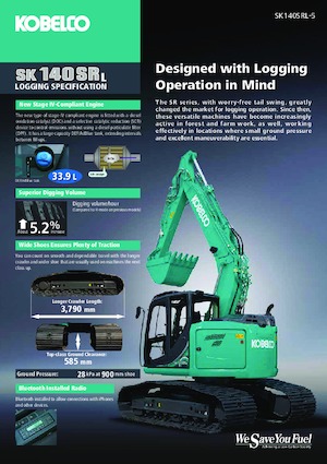 Rupsgraafmachines Kobelco SK 140 SRL 5