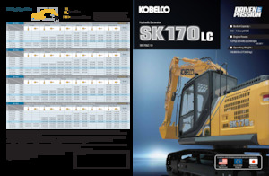 Rupsgraafmachines Kobelco SK 170 LC 10