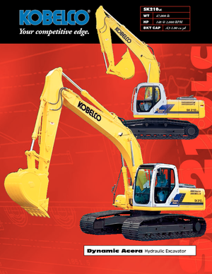 Rupsgraafmachines Kobelco SK 210 LC DA