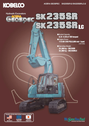 Rupsgraafmachines Kobelco SK 235 SR 2