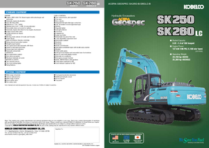 Rupsgraafmachines Kobelco SK 260-8 LC