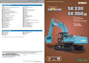 Rupsgraafmachines Kobelco SK 350 LC 10