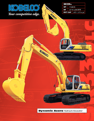 Rupsgraafmachines Kobelco SK 330 LC DA