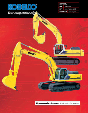 Rupsgraafmachines Kobelco SK 480 LC DA