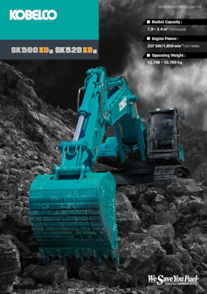 Rupsgraafmachines Kobelco SK 500 XDLC
