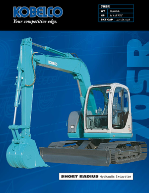 Rupsgraafmachines Kobelco SK 70 SR