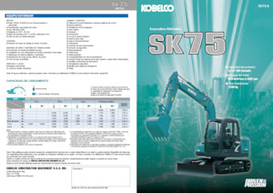 Rupsgraafmachines Kobelco SK 75 8