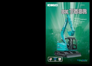 Rupsgraafmachines Kobelco SK 75 SR 3