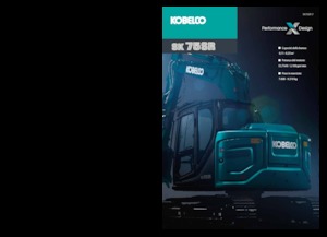 Rupsgraafmachines Kobelco SK 75 SRN 7