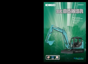 Rupsgraafmachines Kobelco SK 85 MSRN 3