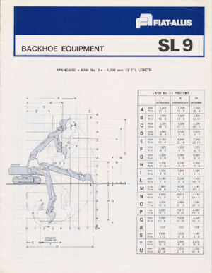Rupsgraafmachines Fiatallis SL9
