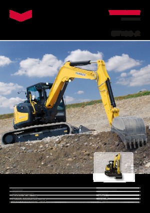 Rupsgraafmachines Yanmar SV 100-2 CR
