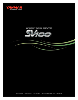 Rupsgraafmachines Yanmar SV 100