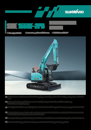 Rupsgraafmachines Sunward SWE155UF-2PB