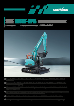 Rupsgraafmachines Sunward SWE155UF-2PB