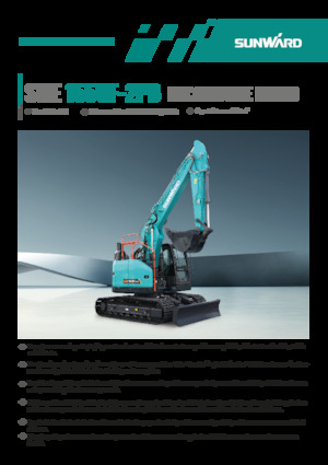 Rupsgraafmachines Sunward SWE155UF-2PB