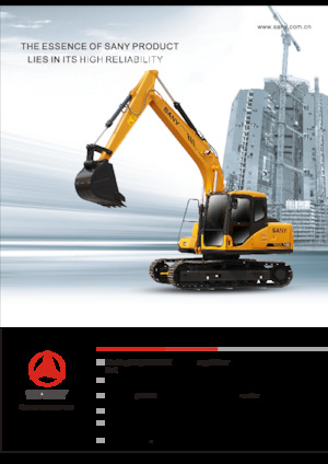 Rupsgraafmachines Sany SY135C