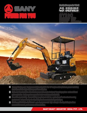 Mini-graafmachines Sany SY20C