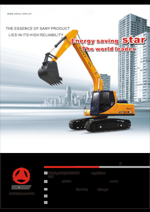 Rupsgraafmachines Sany SY210C