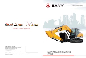 Rupsgraafmachines Sany SY235C
