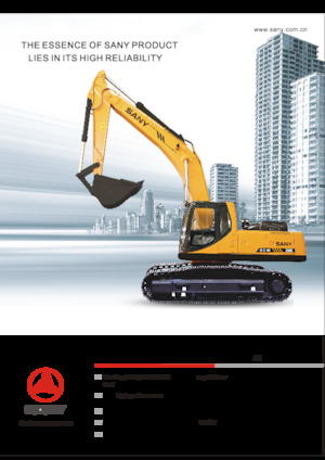 Rupsgraafmachines Sany SY330C